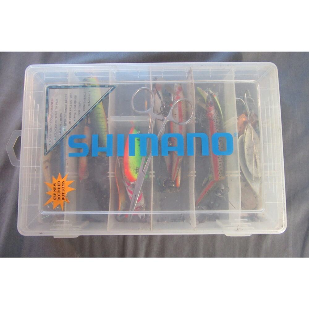 Shimano Tackle Box With Fishing Lures